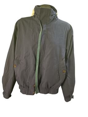 Vintage Eagles Ridge Jacket Men’s M Navy Blue Windbreaker Hooded
